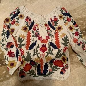 Soft Surroundings embroidered tunic